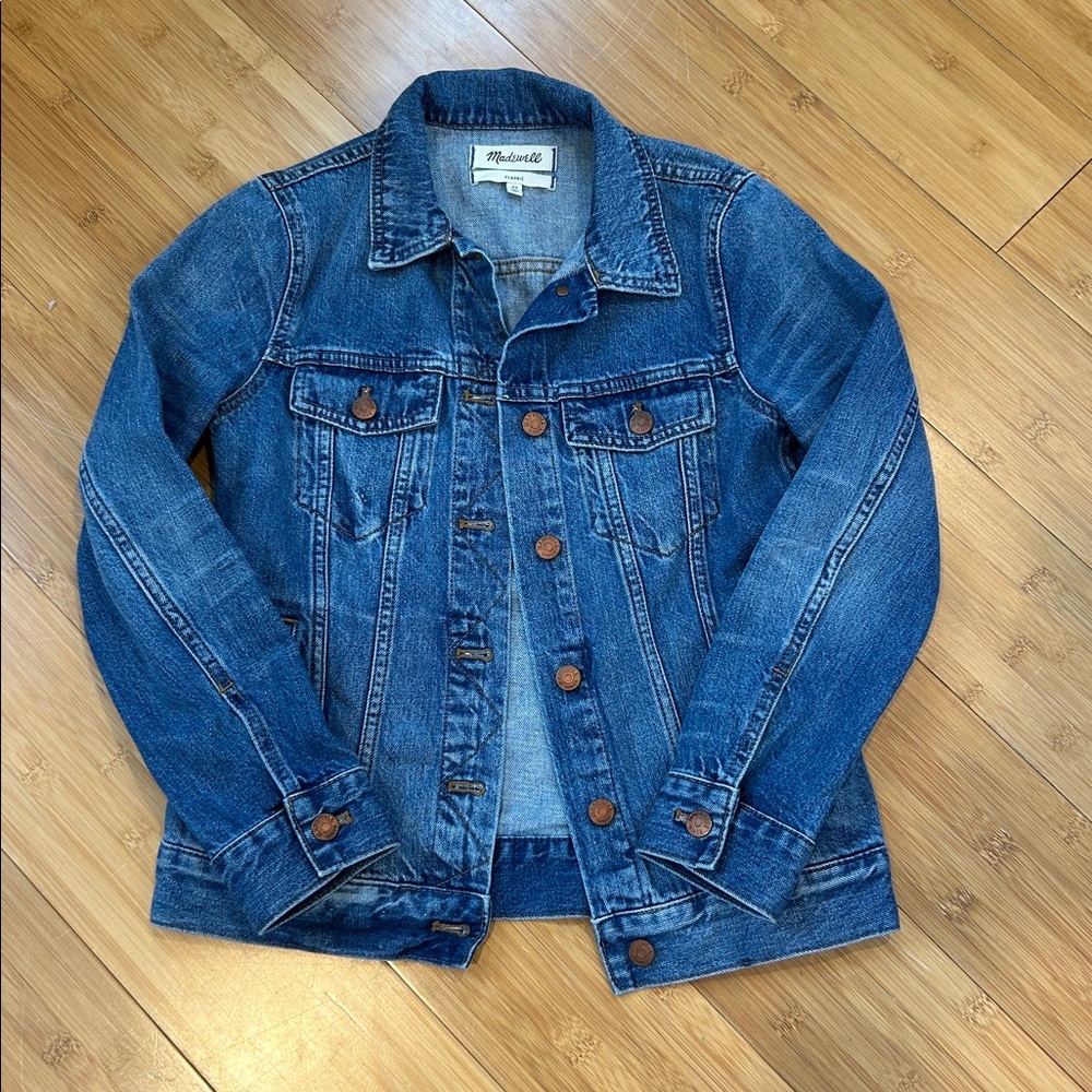 Madewell The Jean Jacket in‎ Pinter Wash size XS
